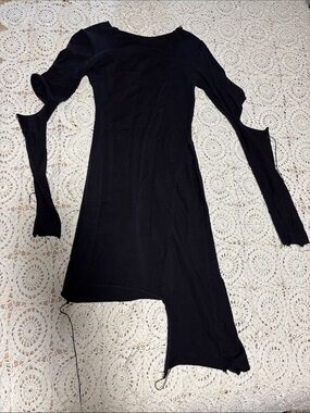 Black Distressed Dress